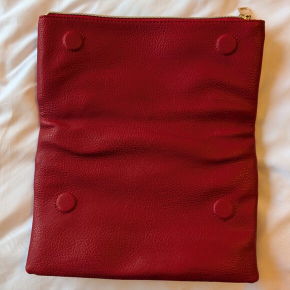 Poppy and Peonies Red Clutch - Picture 2 of 7